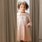 Swan Headband by Eva’s House, satin and tulle European-style girls headband from Switzerland, perfect for special occasions and princess-inspired fall outfits