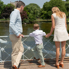 White bamboo boys button down shirt by Henry Duvall, soft and tagless with a comfortable fit for dressing up year-round