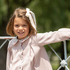Velvet Jane Bow by Winn & William, handcrafted velvet hair bow with alligator clip, classic fall accessory for girls.