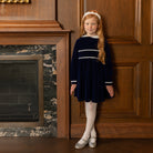 White Microfiber Tights for girls, toddlers, and babies, 2 pair pack of smooth, no-bunch tights designed to coordinate with Henry Duvall’s Fall Collection