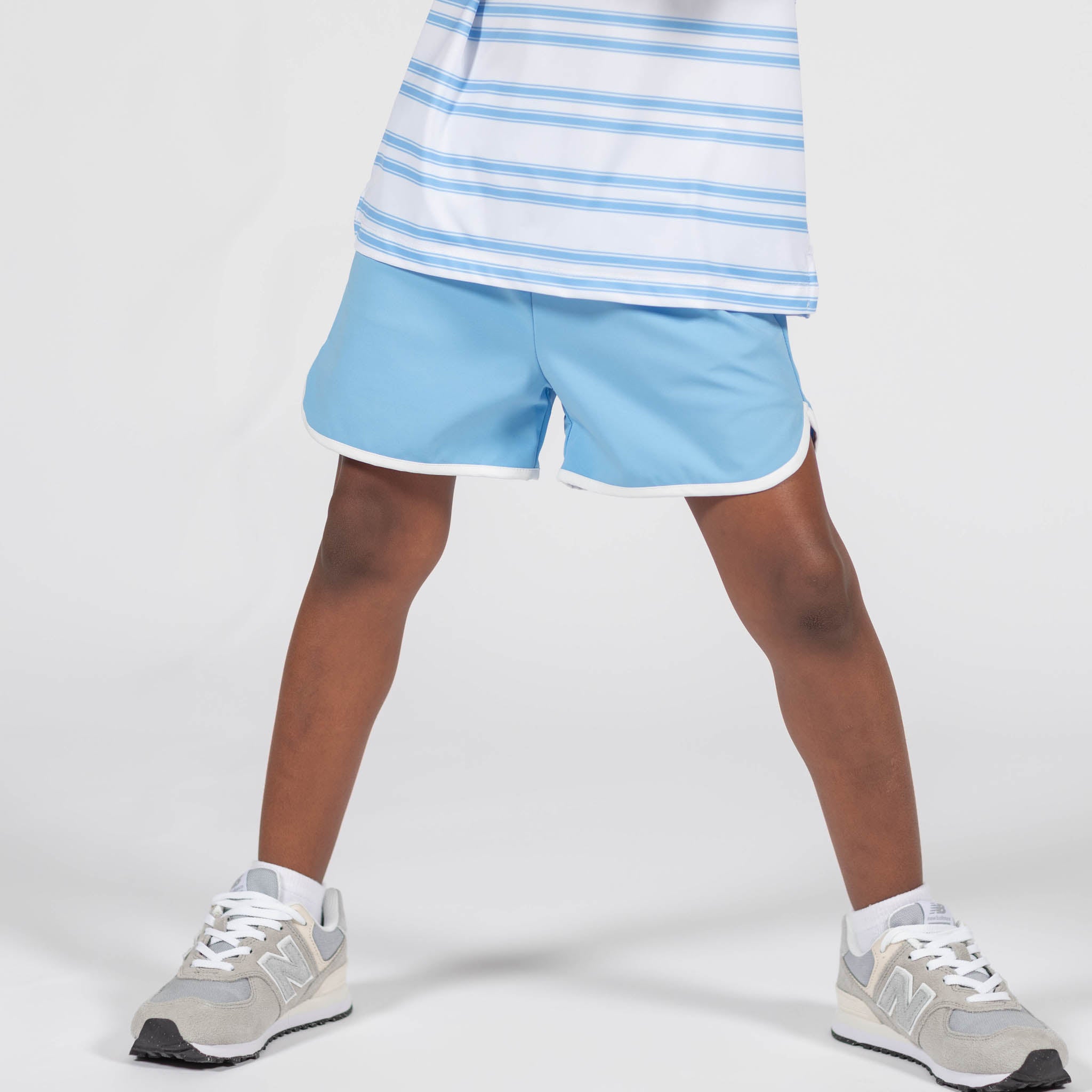 Set Point Shorts in Periwinkle - Henry Duvall