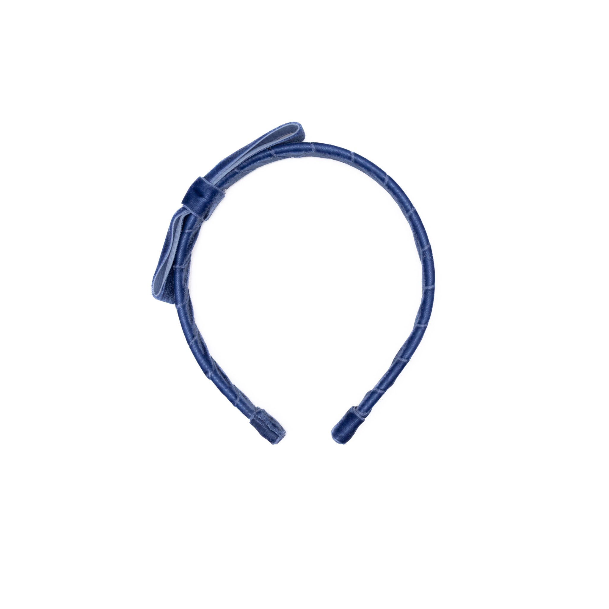 Velvet Lottie Headband by Winn & William, classic girls bow headband hand-wrapped in velvet, perfect accessory for fall outfits and family portraits