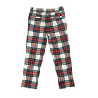 Classic boys’ holiday trousers in traditional Townsend Tartan with red and green plaid – perfect for family photos and festive occasions