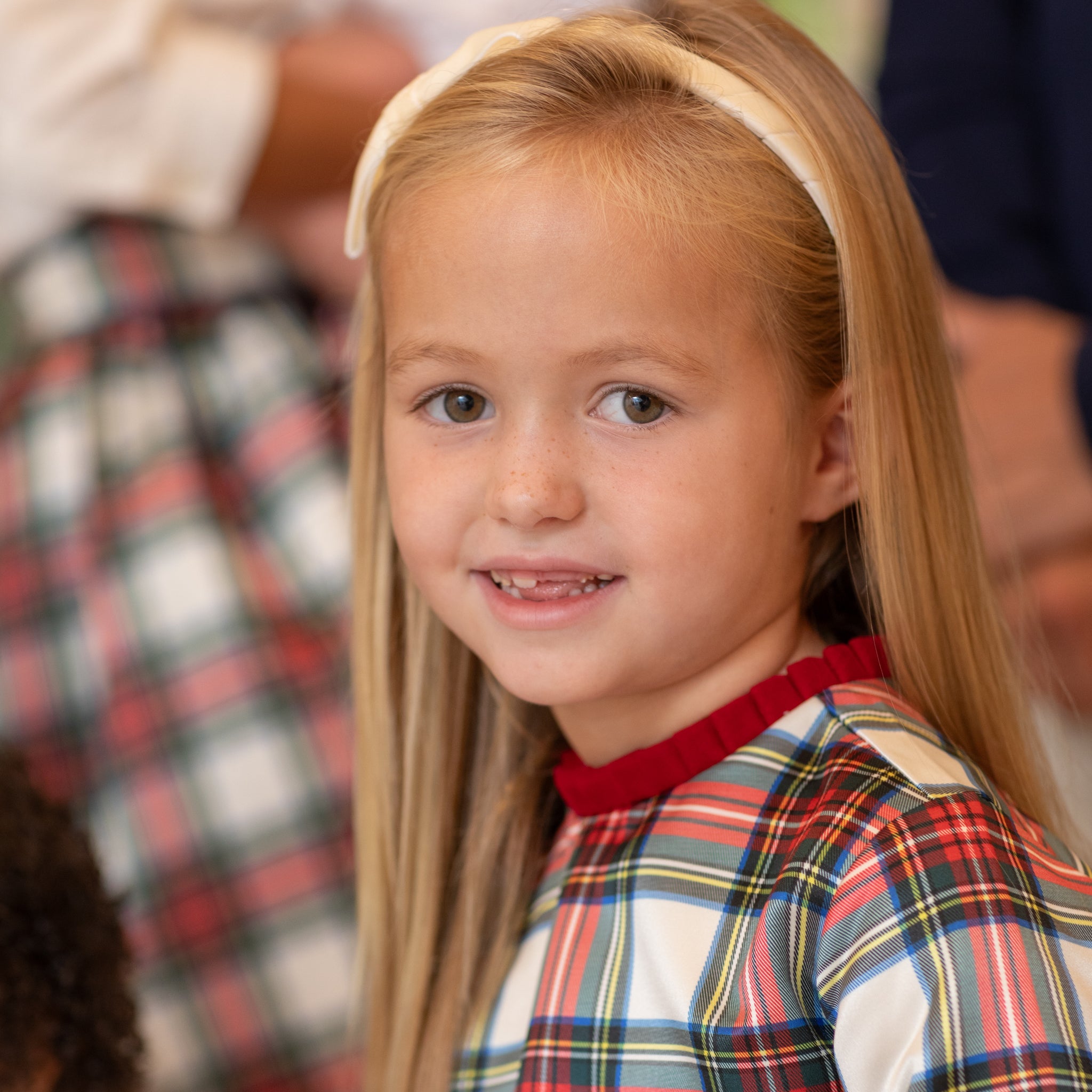 Velvet Lottie Headband by Winn & William, classic girls bow headband hand-wrapped in velvet, perfect accessory for fall outfits and family portraits