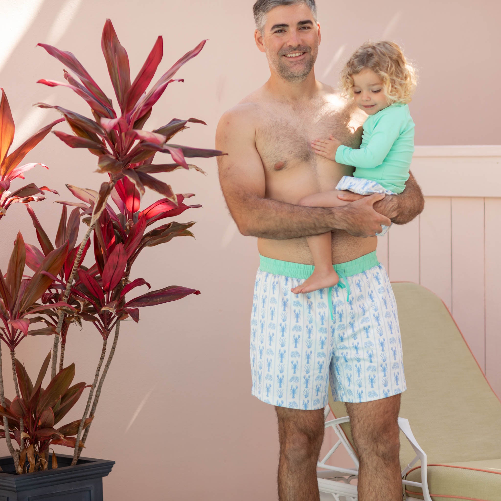 Theo Trunks in Harbour Court Lobster (Men's) – Henry Duvall Theo Trunks in Harbour Court Lobster (Men's) – Henry Duvall