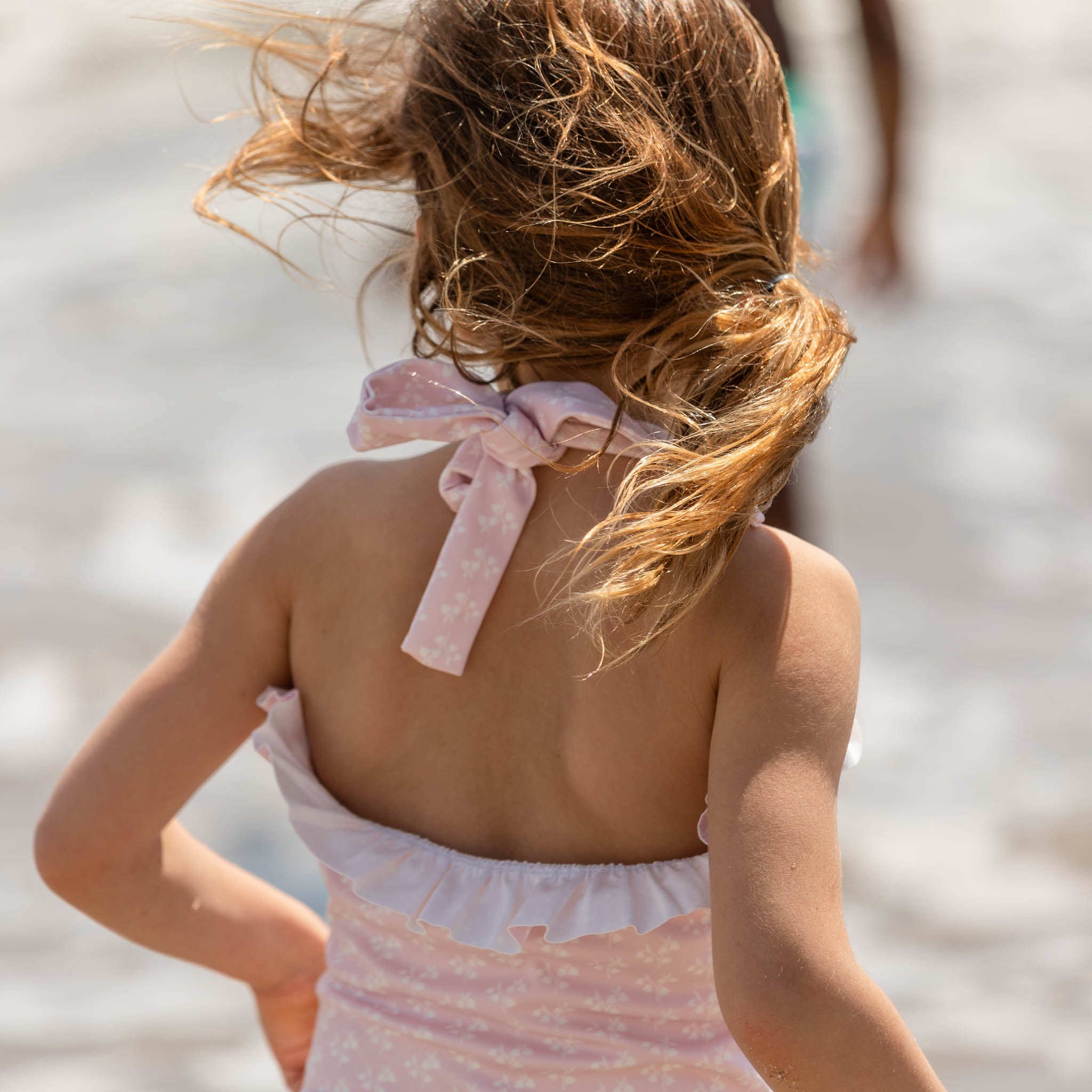 Sadie Swimsuit in Blush Petite Petal - Henry Duvall