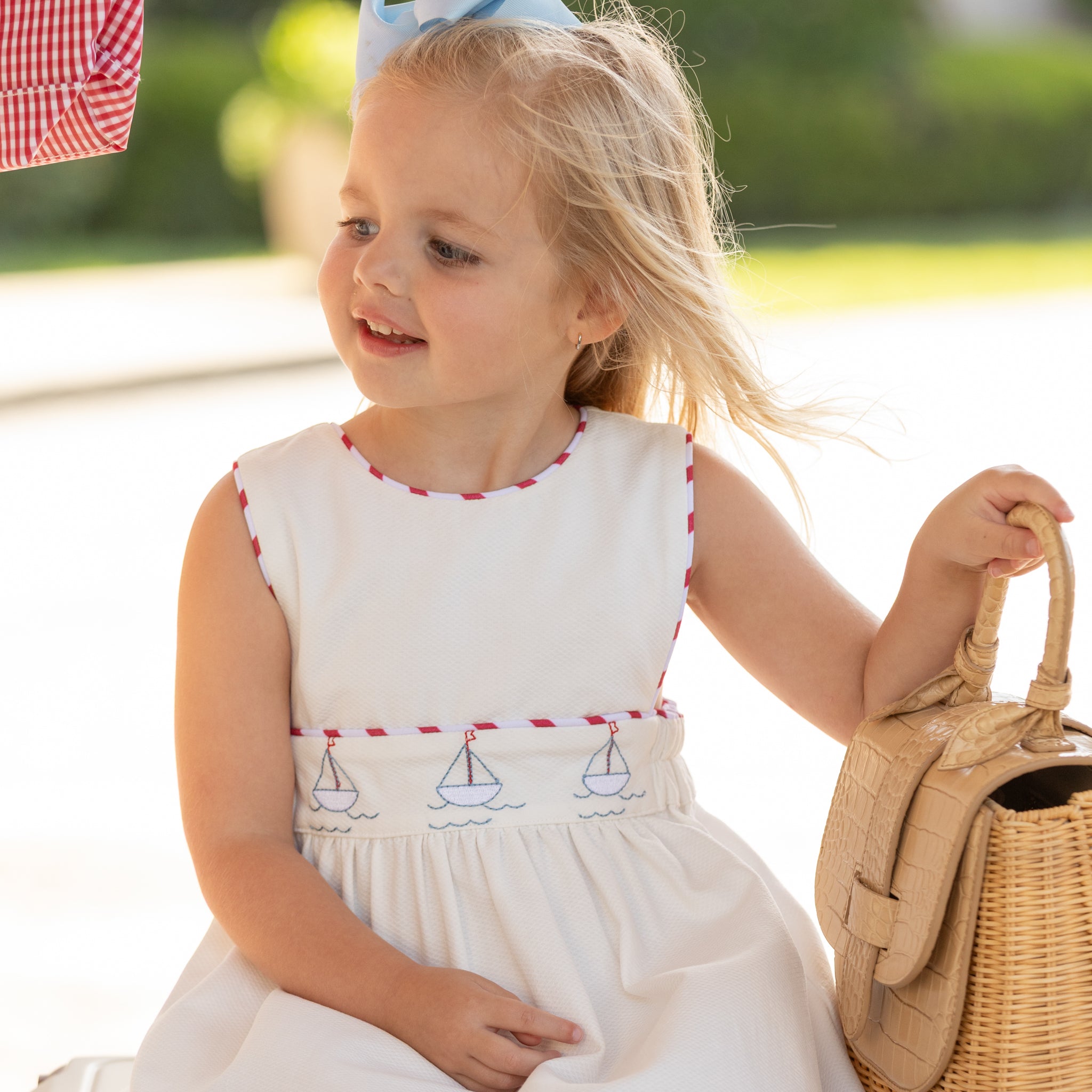 Henry Duvall Leila Dress in Sailboats