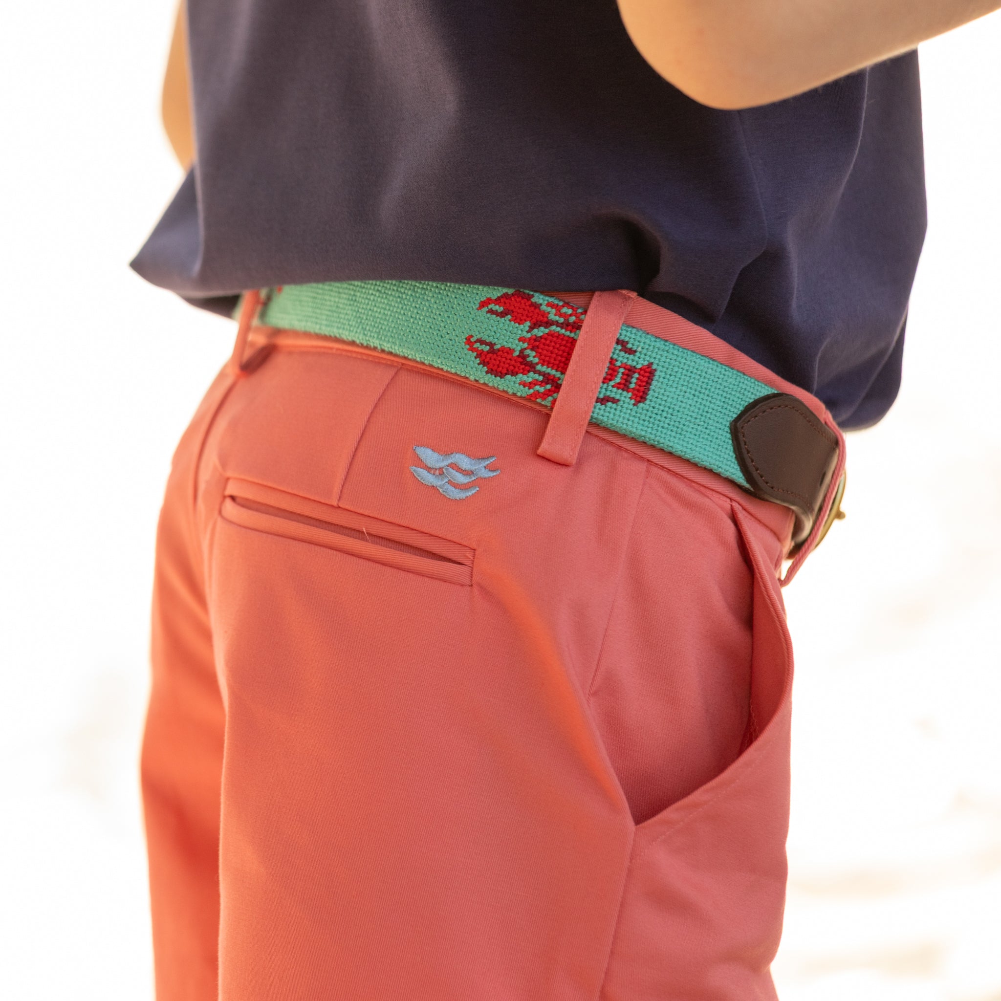 Lobster Children's Needlepoint Belt - Henry Duvall