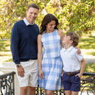 The Jackie Set in Breezy Blue Gingham - Henry Duvall