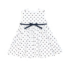 Betsy Dress in Narragansett Navy Polka Dots - Henry Duvall