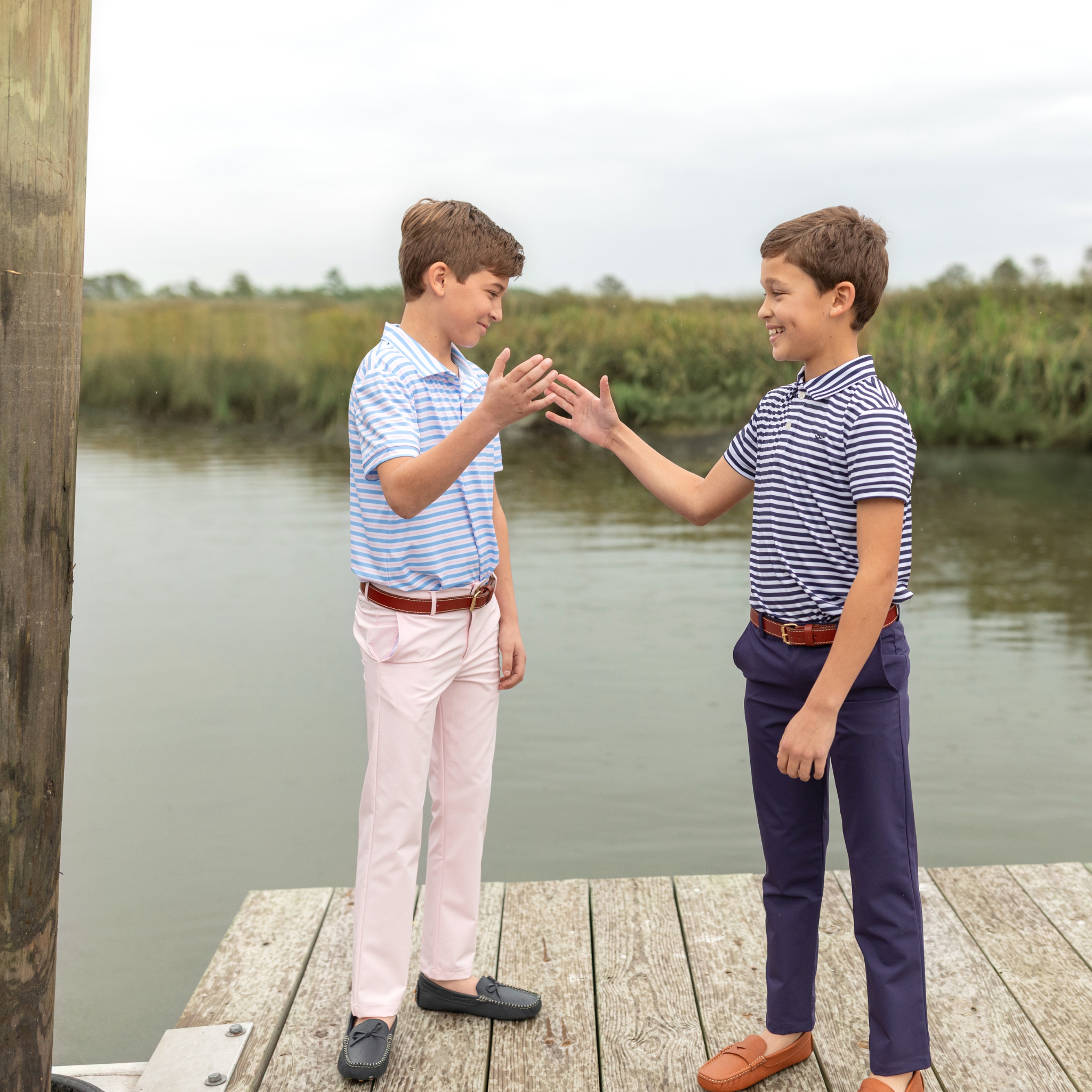 Performance Bradford Trousers in Pink Sand - Henry Duvall