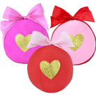 Deluxe Glitter Heart Surprize Ball® with sparkling heart design and small hidden gifts inside.