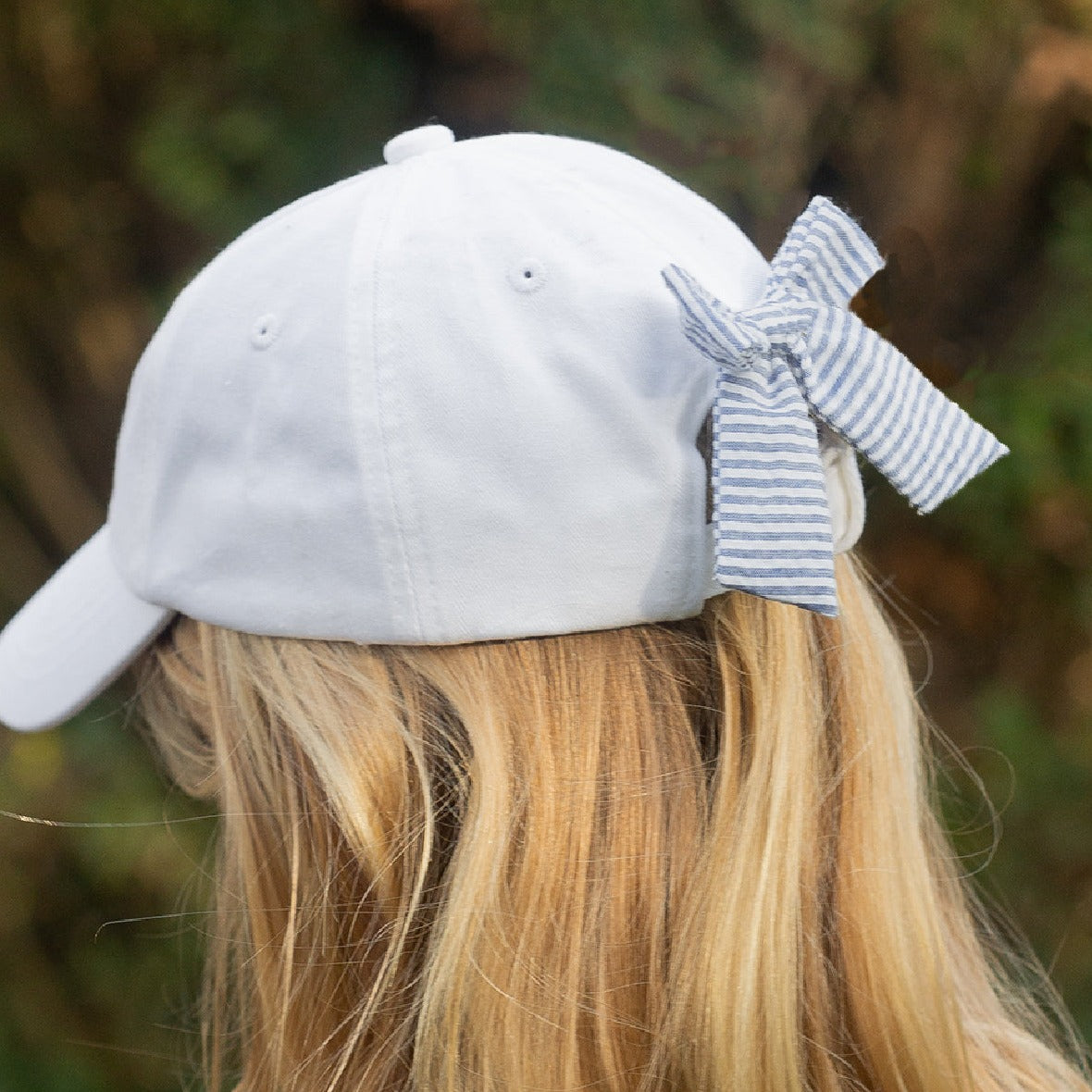 American Flag Bow Baseball Hat (Girls) - Henry Duvall