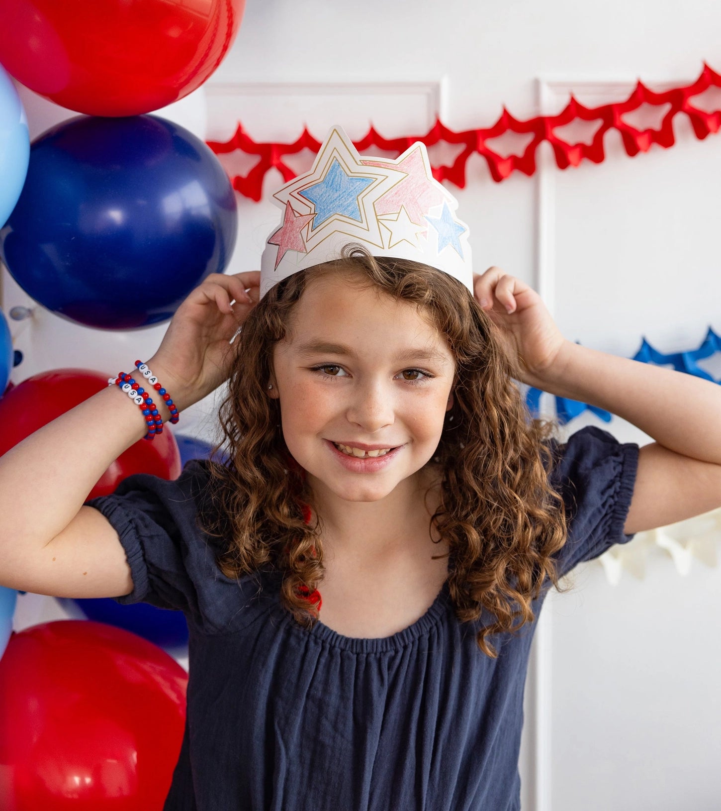 Henry Duvall - Patriotic Stars Coloring Crown