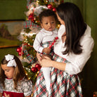 Long Sleeve Beau Bubble in Red Plaid and White - Henry Duvall