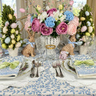 Blue Leaves Napkin, Set of 4 - Henry Duvall