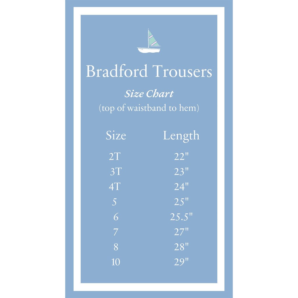 Bradford Trousers in Bay Tree Blue - Henry Duvall
