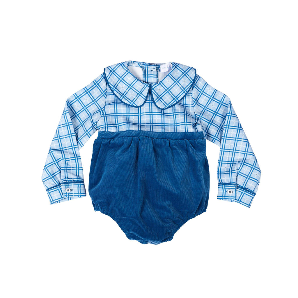 Long Sleeve Beau Bubble in Pike's Bluff Plaid - Henry Duvall